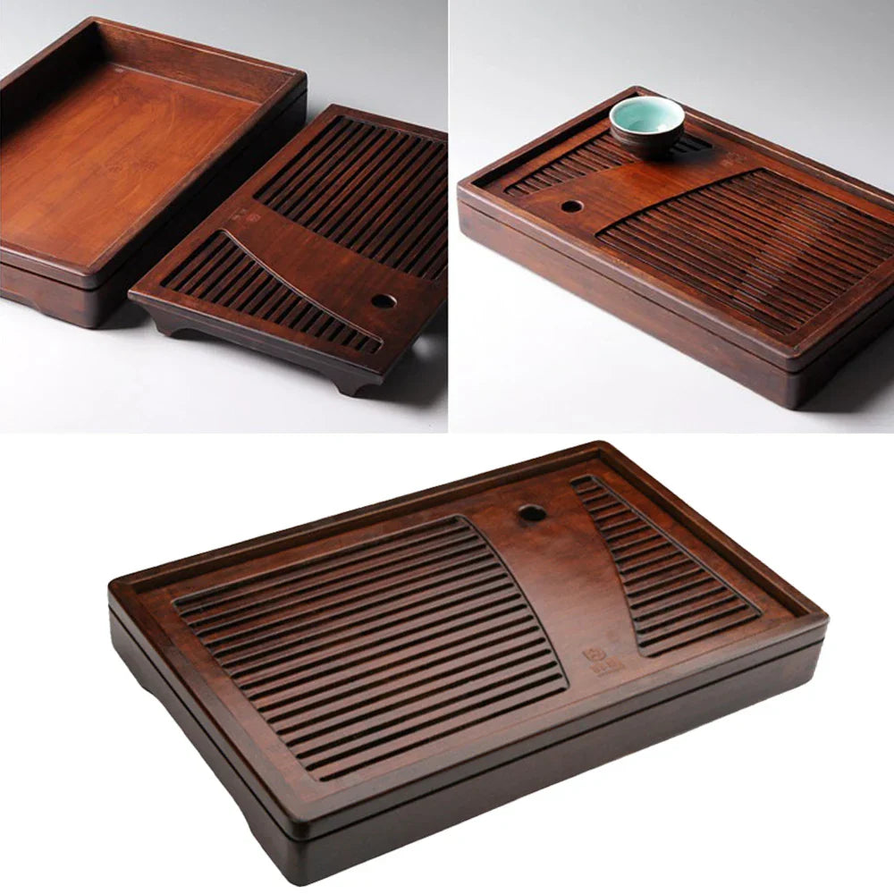 BowLift | Bamboo Solid Wood Tea Ceremony Tray