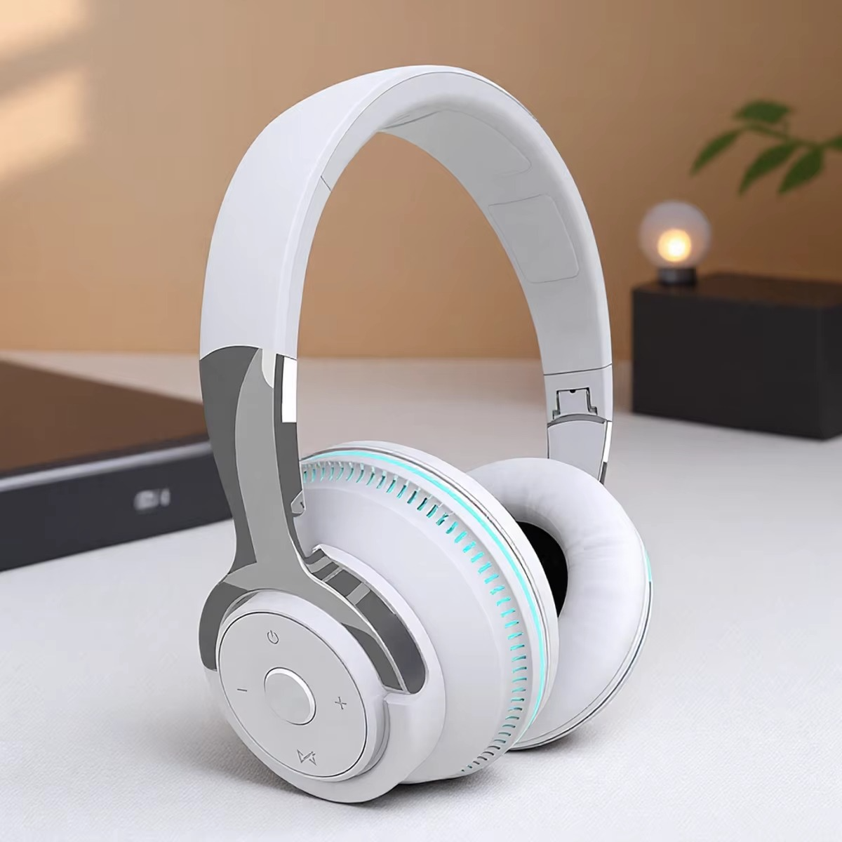 BowLift | Foldable Bluetooth 5.1 Wireless Stereo Headset with Microphone for Mobile and Tablet