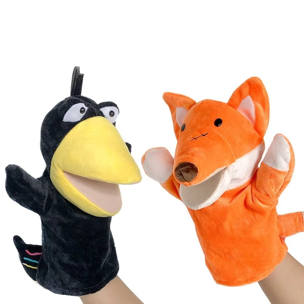 BowLift | Soft Animal Hand Finger Puppet Plush Toy for Kids Learning and Play
