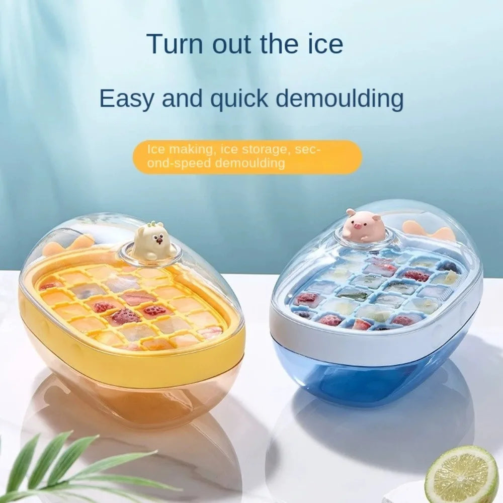 BowLift | Cute Cartoon Rotating Knob Ice Cube Tray