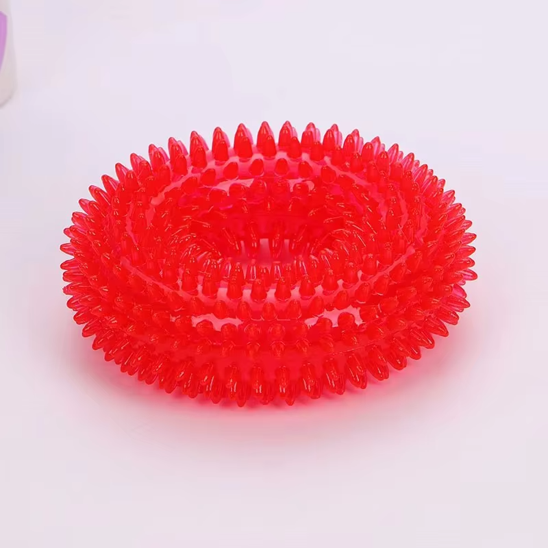 BowLift | Durable Interactive Squeaky Dog Training Ring - TPR Rubber Teeth Cleaner