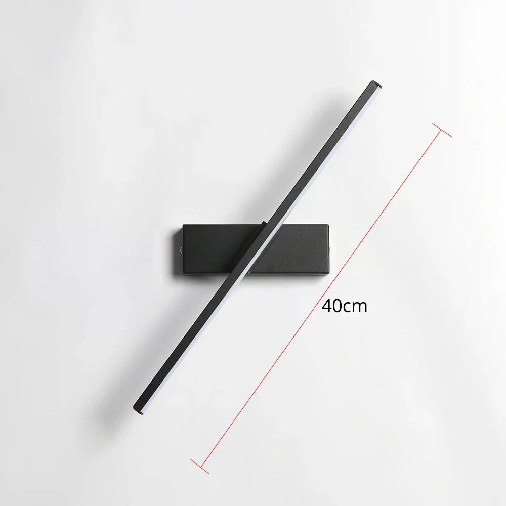 BowLift | Modern rotating bedroom bedside wall lamp - Adjustable LED wall lamp socket