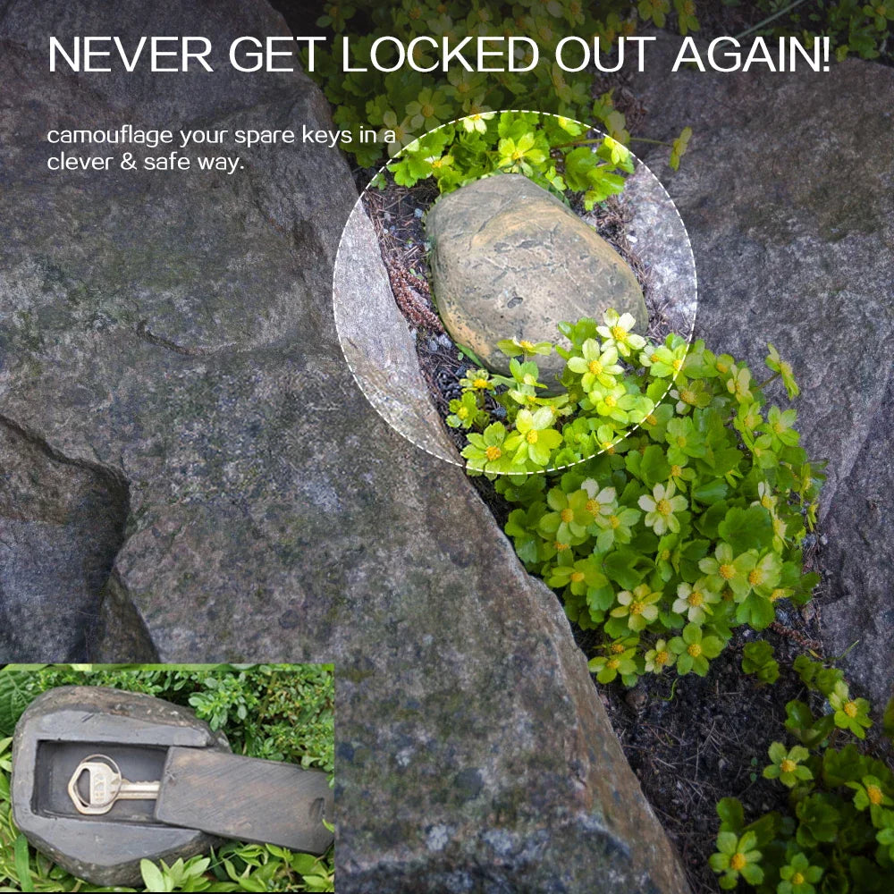 BowLift | Hidden Stone Design Garden Security Box