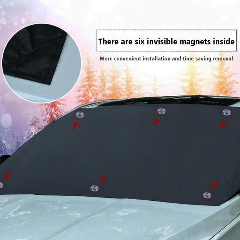 BowLift | AllWeather Shield – Magnetic Windshield Protector for Car, Anti-Frost & UV