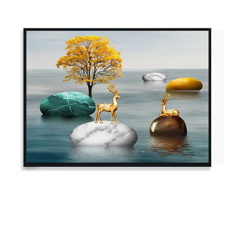 BowLift | Art View Elegant Canvas Electric Box Cover