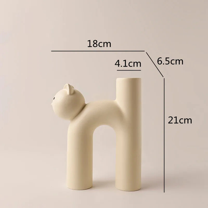 BowLift | Mini Cat Elegant Minimal H-shaped Flower Vase