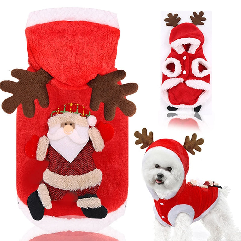 BowLift | Santa Claus Home Winter Pet Costumes