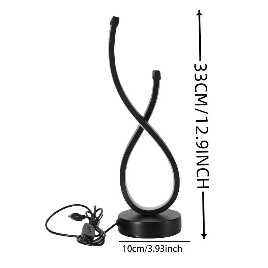 BowLift | Lumoara LED Table Lamp | Dimmable | 3 Light Colors | Modern Design