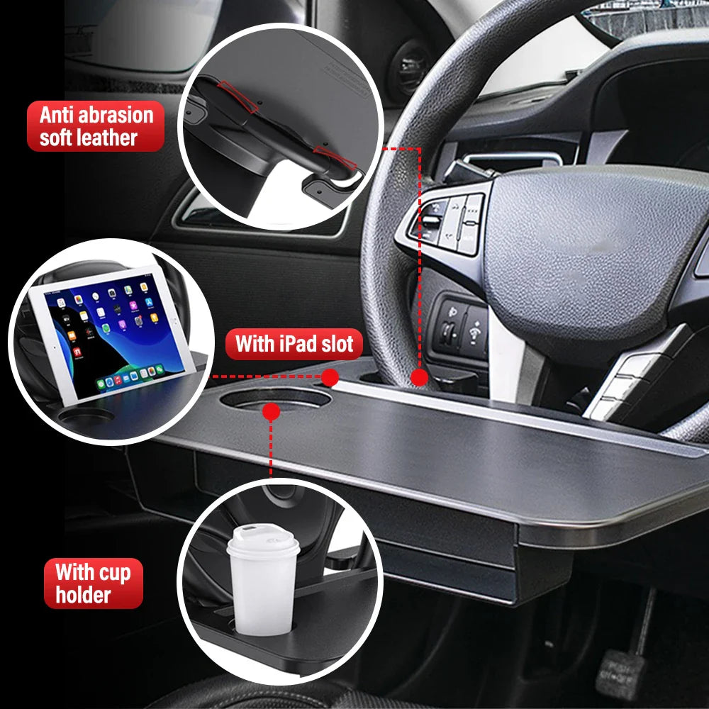BowLift | 2 In 1 Car Steering Dine with Seat Gap Organizer