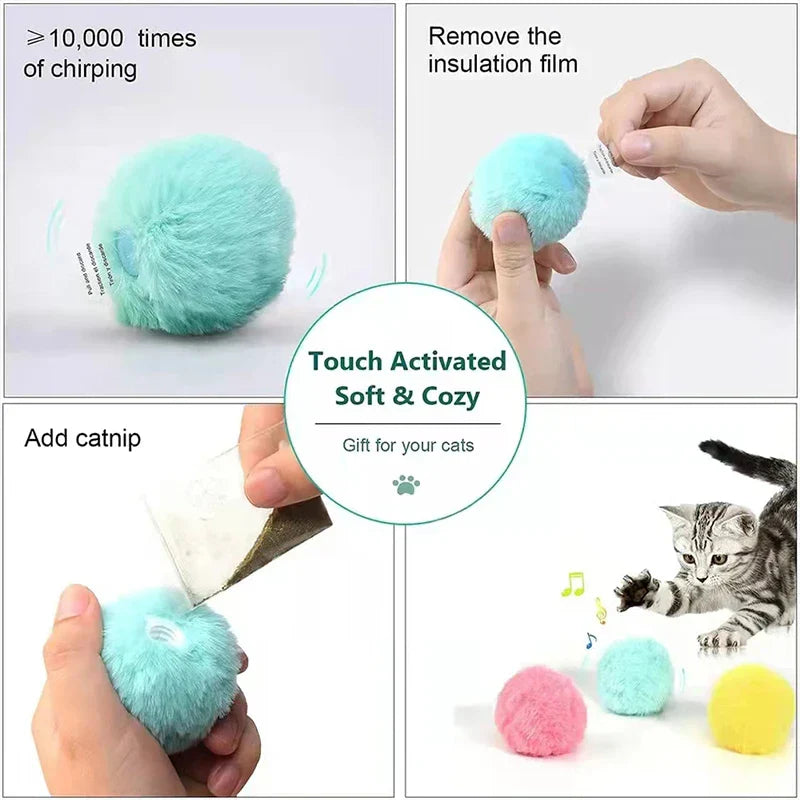 BowLift | β smarter interactive plush ball for cats | buy 1, get 1 free π