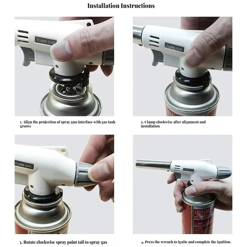 BowLift | FlareMax JetFlame | High-Temperature Gas Burner | 1350 °C Flame | For Kitchen & Outdoor