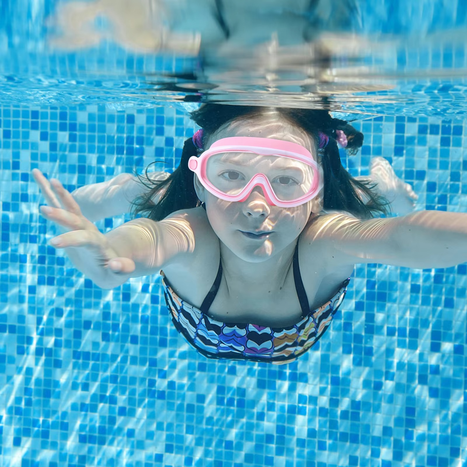 BowLift | 2-Pack HD Swimming Goggles with Earplugs, Wide-View Waterproof Dive Mask