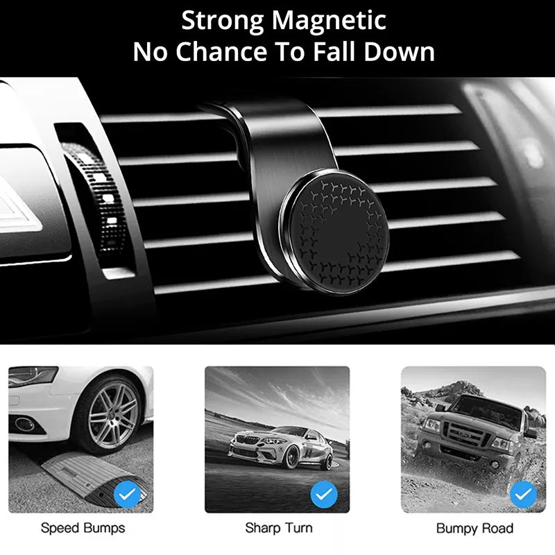BowLift | Magnetic Car Air Vent Clip Mobile Holder