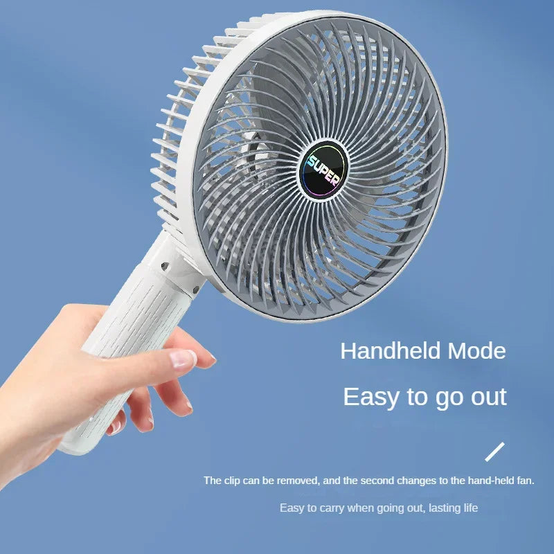 BowLift | Clip-on Portable Compact USB Rechargeable Cooling Fan