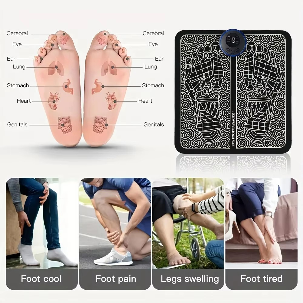 BowLift | Electric Foot Massager Pad for Muscle Relaxation and Recovery