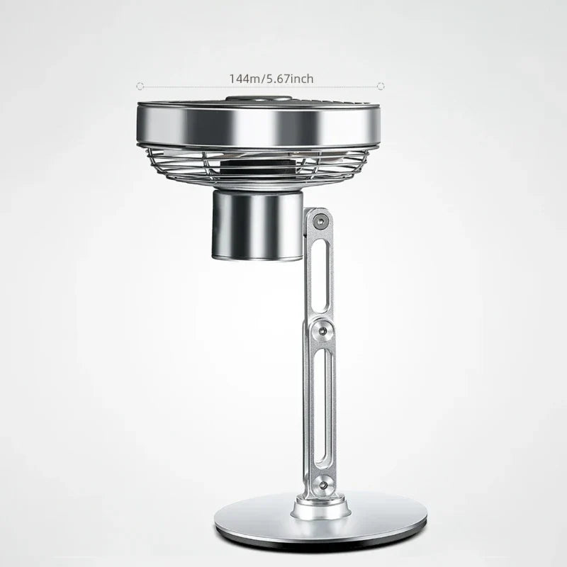 BowLift | Height-Adjustable Stand Compact Turbo Mini Desk Fan