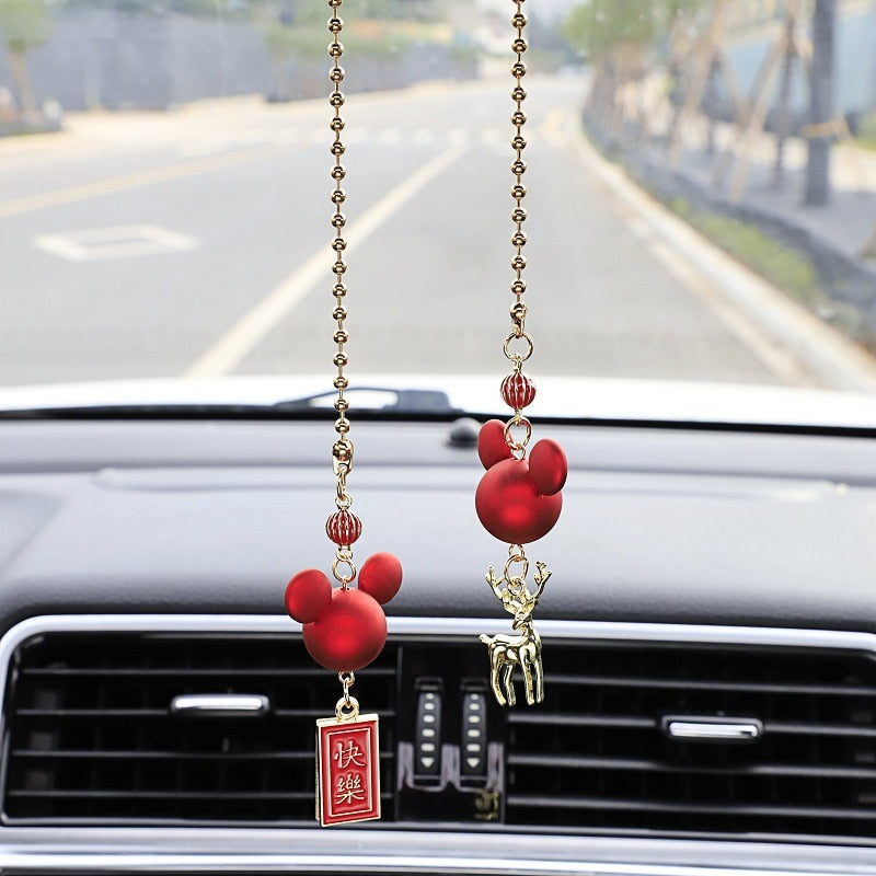 BowLift | Lucky Deer Car Rearview Mirror Decor