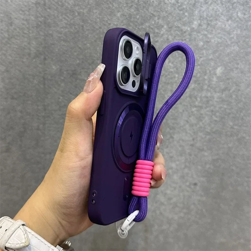 BowLift | Magnetic Soft Wrist Bracket Lens Cover iPhone Case