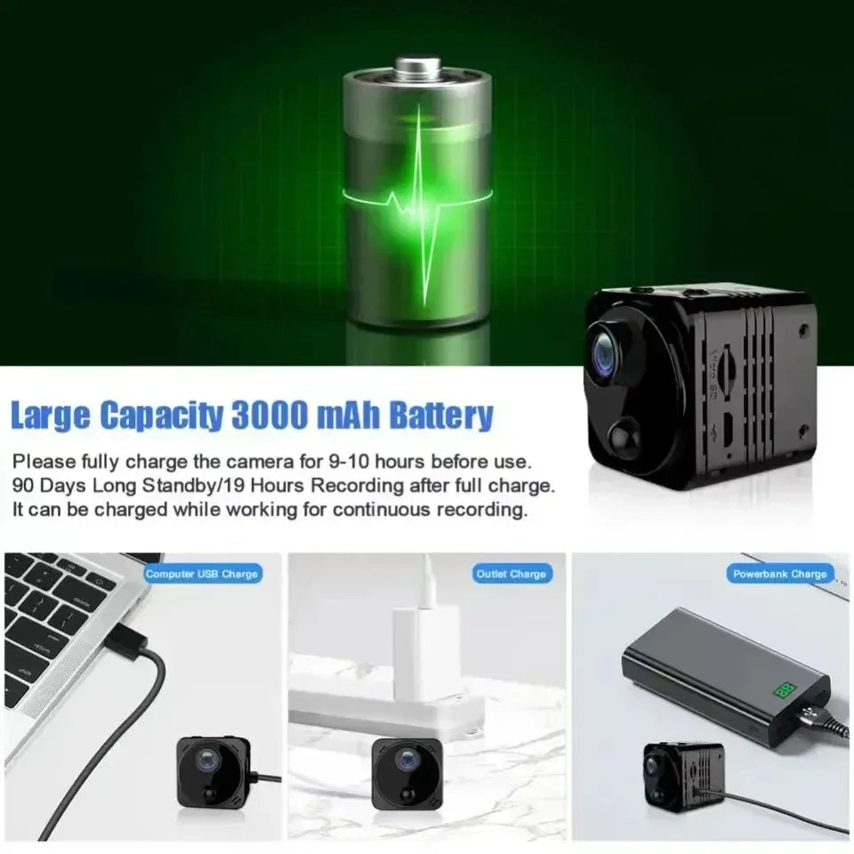 BowLift | Mini Spy HD WiFi Motion Detection Security Camera