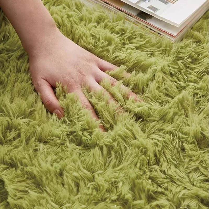 BowLift | Fluffy Ultra Soft Non-Slip Rug with Memory Foam Cushion