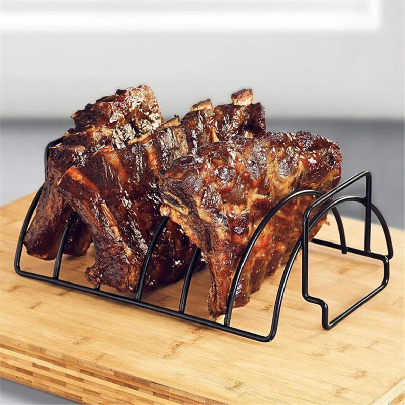 BowLift | GrillMaster Steak Rack | Heat Resistant | Sturdy Iron