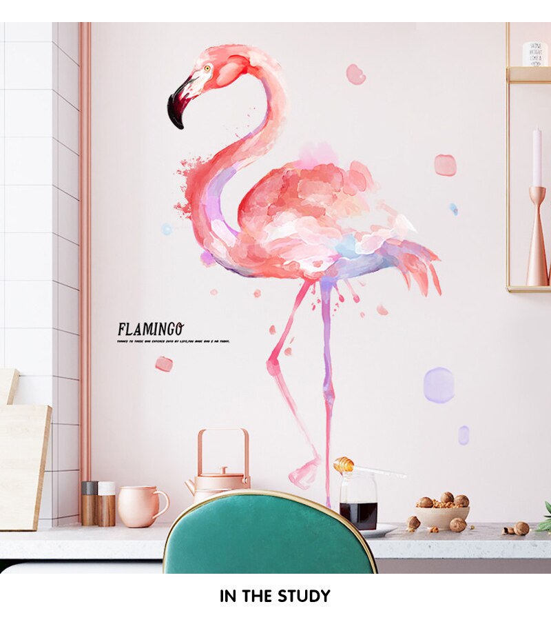 BowLift | Flamingo Wall Stickers for Kids Room Home