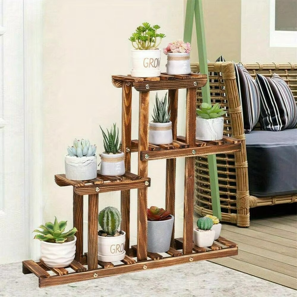 BowLift | Adjustable 9-Tier Corner Plant Display Stand