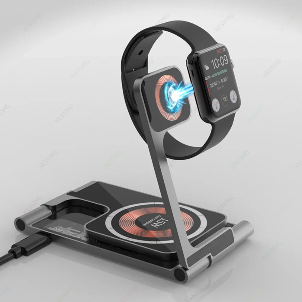 BowLift | 3 in 1 Foldable Magsafe Wireless Charger