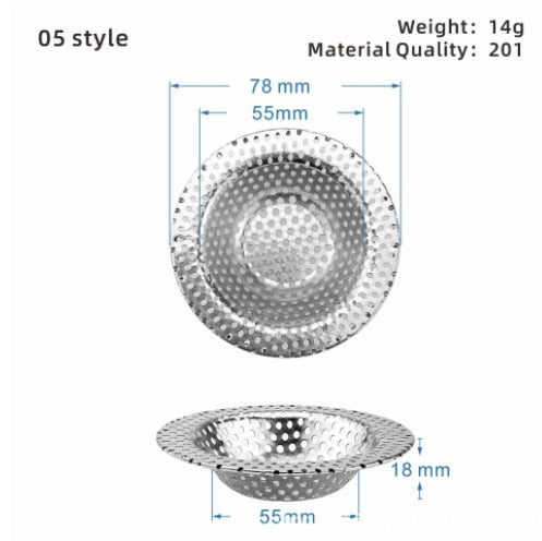 BowLift | Stainless Steel Sink Drain Catch All Strainer