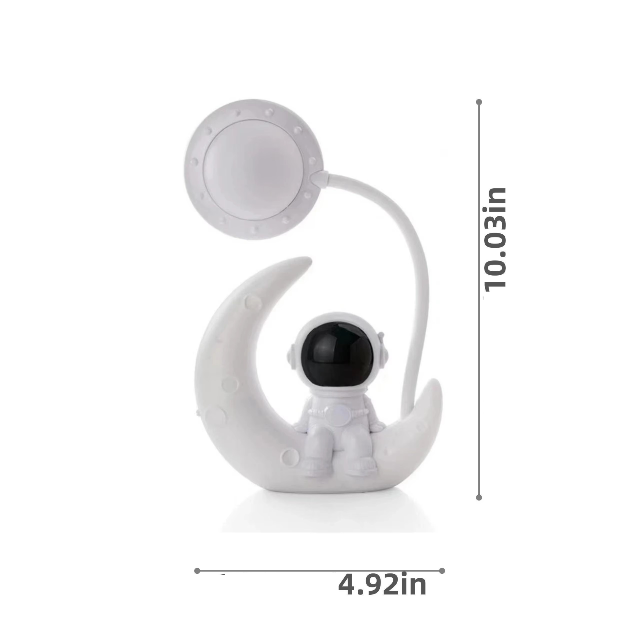 BowLift | Astronaut Moon Nightlight LED Desk Lamp for Bedroom Décor and Gifts
