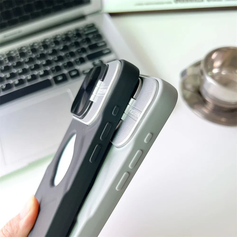 BowLift | Magsafe Silicone Lens Flip IPhone Case