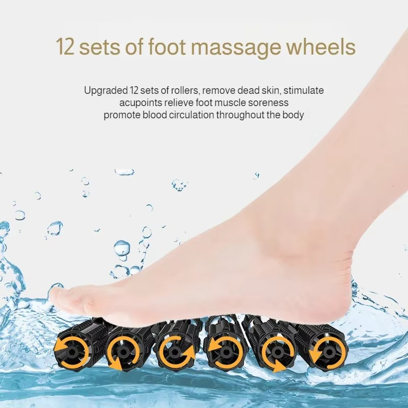 BowLift | Foot Spa Bath Massager – Heated Soaking Tub with Rollers, Bubbles & Infrared Therapy