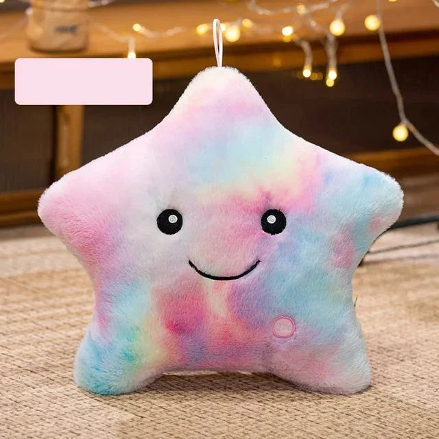 BowLift | LED Star Plush Light - Soft Glow Star Pillow Doll, Plush Toy for Kids & Home Decor, Perfect Birthday Gift