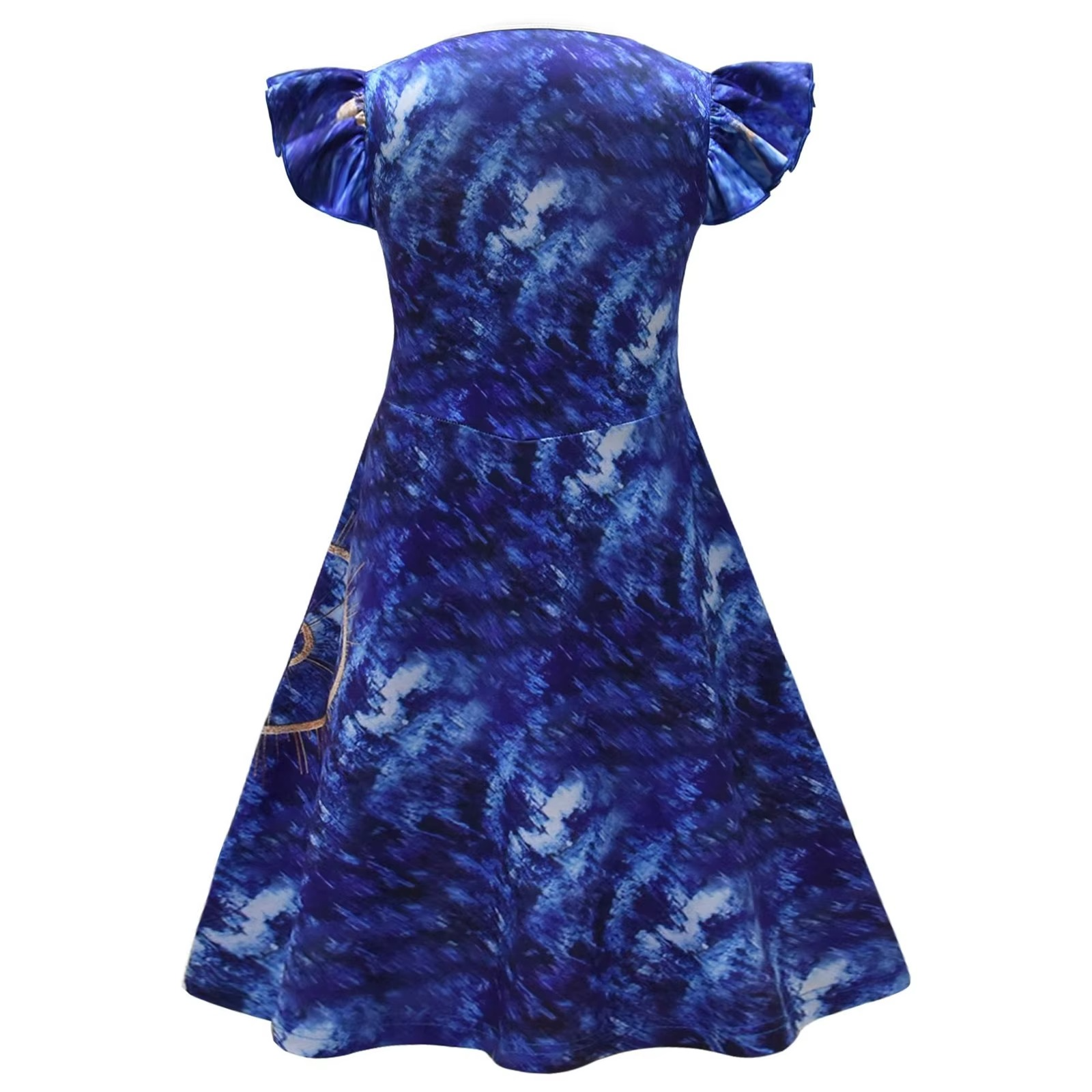 BowLift | Kids Witch Costume Dress with Flying Sleeves and 3D Printed Skirt for Halloween and Cosplay