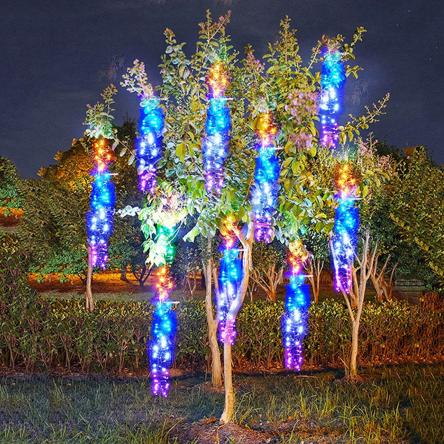 BowLift | GlowCascade | Sparkling LED Garland for Outdoor Decor