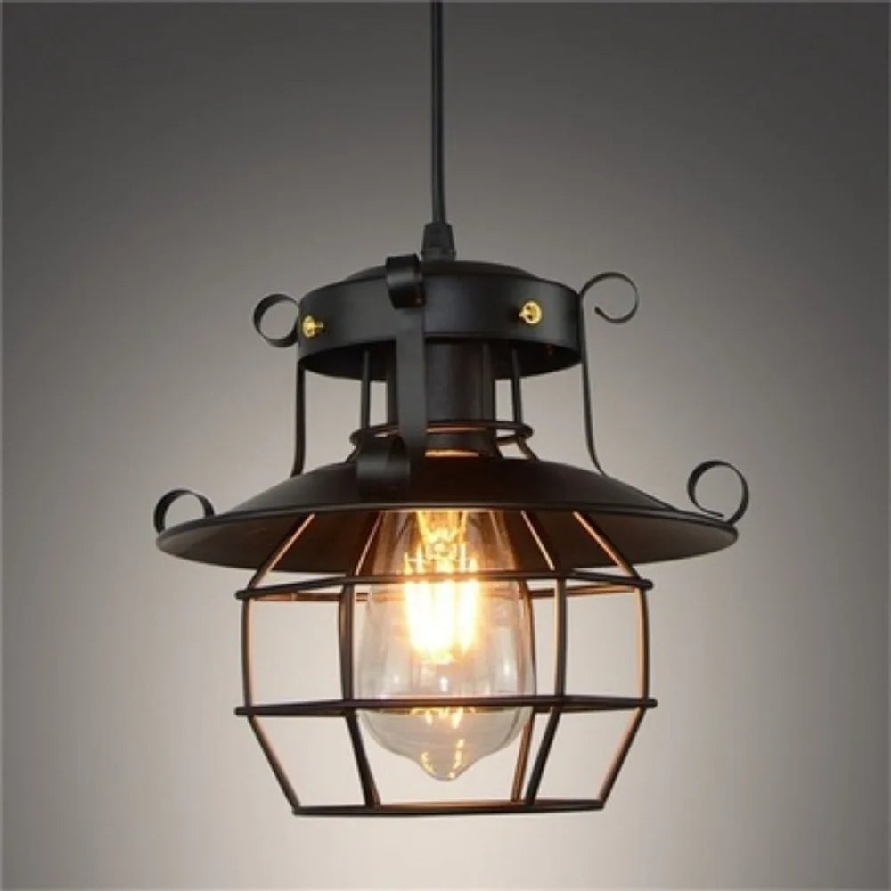 BowLift | Norah Retro-Industrial Pendant Light