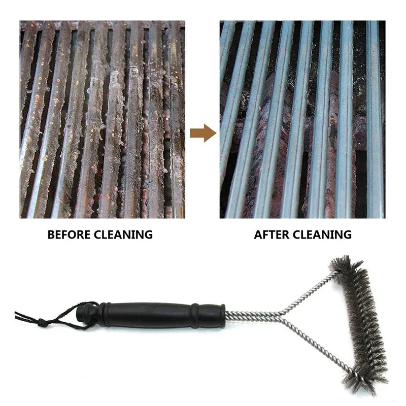 BowLift | GrillPro Brush | Stainless Steel Grill Brush | Heat Resistant & Non-Stick | Ergonomic Handle