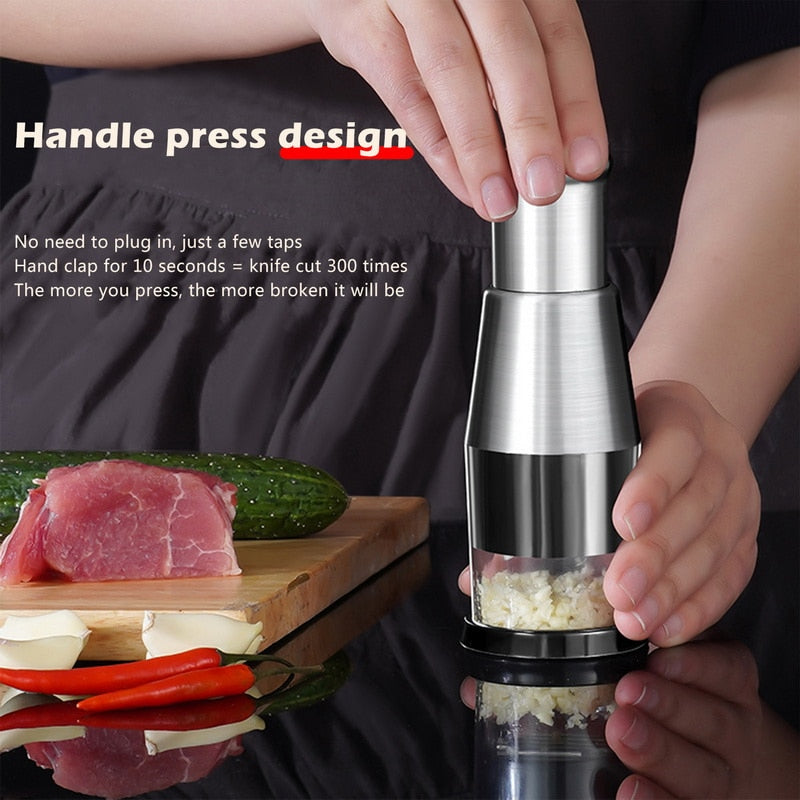 BowLift | Handheld Manual Food Chopper Slicer