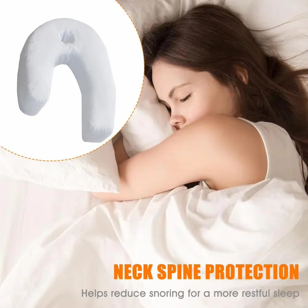 BowLift | U-Shaped Side Sleeper Pillow for Neck and Spine Support