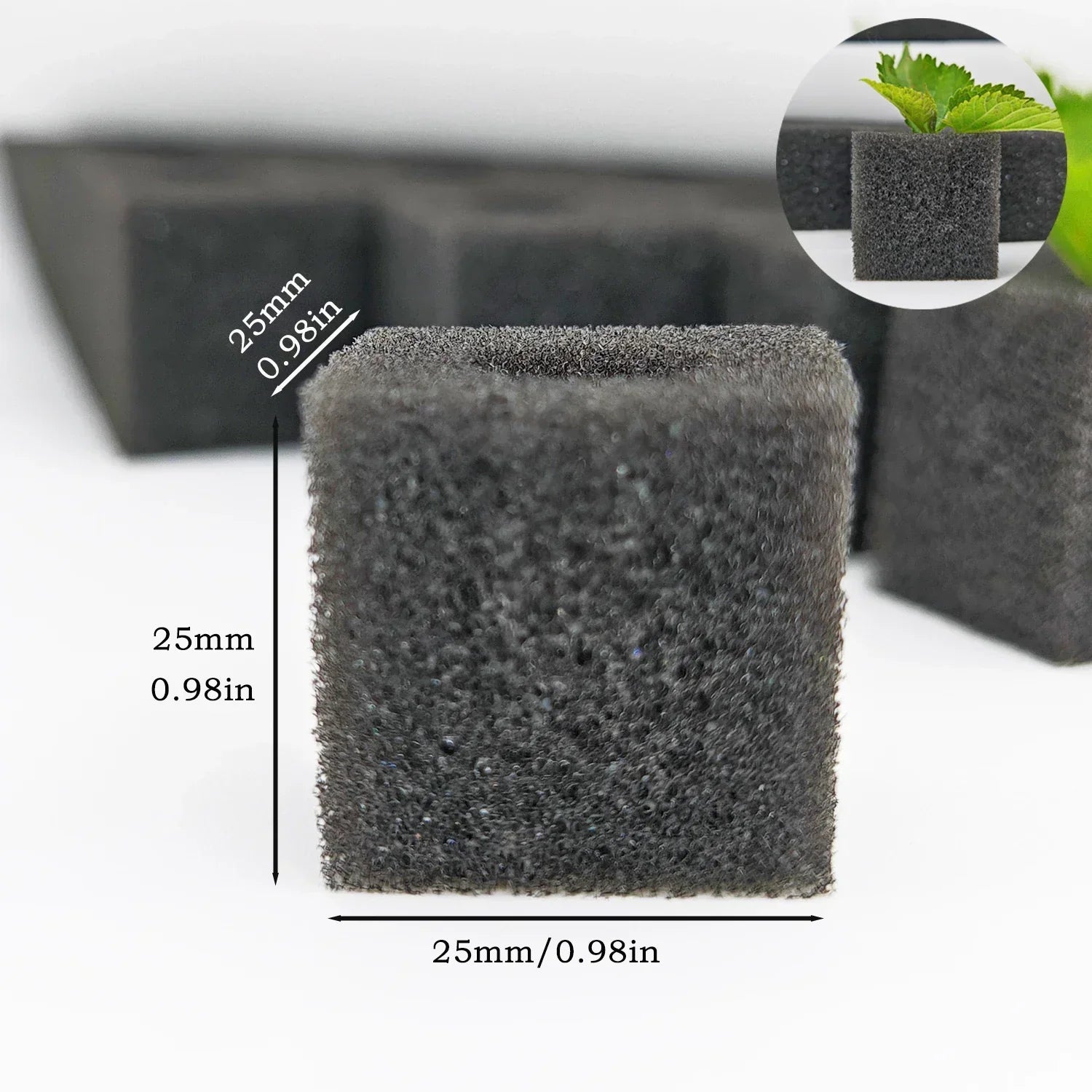 BowLift | Germina Propagation Sponge Mat | 100 Seed Holes | For Hydroponics & Soil | 25Γ25cm
