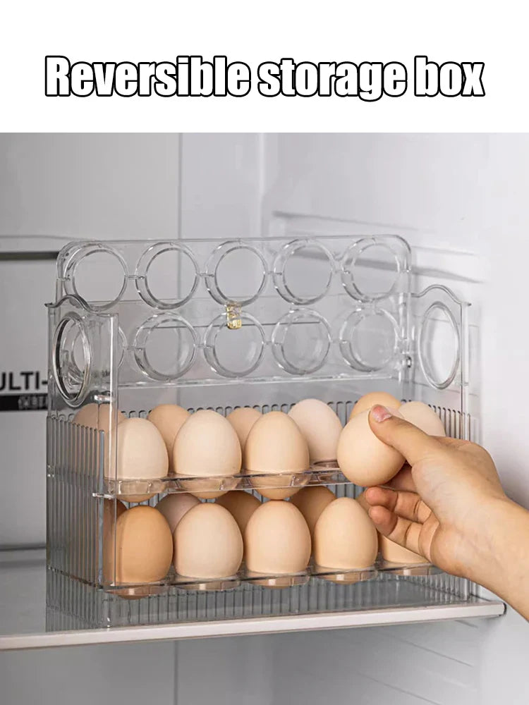 BowLift | 3-layer Flip Egg Storage Box