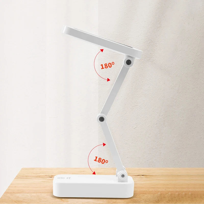 BowLift | Solar LED Table Lamp | Foldable & Dimmable | USB Rechargeable | Eye-Friendly & Modern