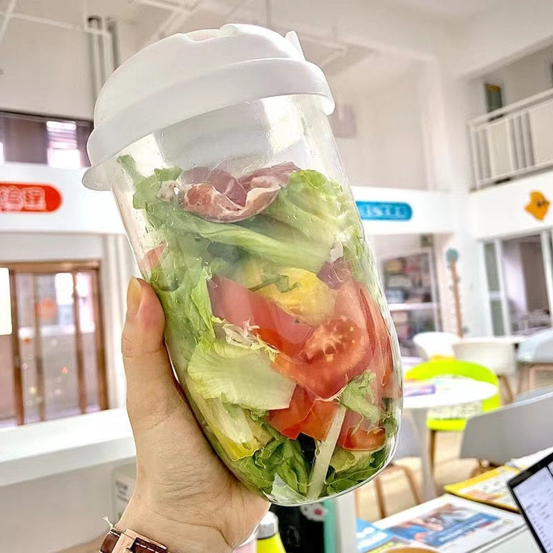 BowLift | Portable Built-in Fork Mini Salad Cup