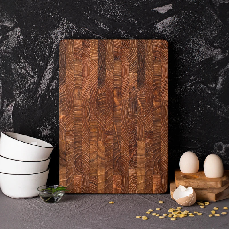 BowLift | Cutting board made of wood – High-quality cutting board made of end grain wood for professional and amateur cooks