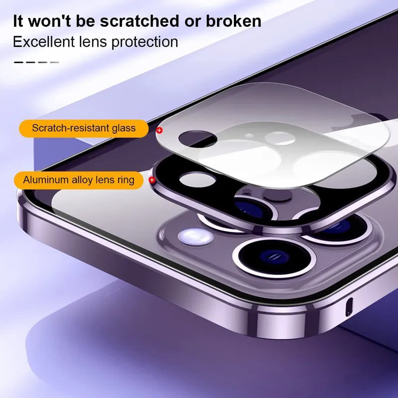 BowLift | Double Sided Magnetic Glass Anti-Peep Mobile Case