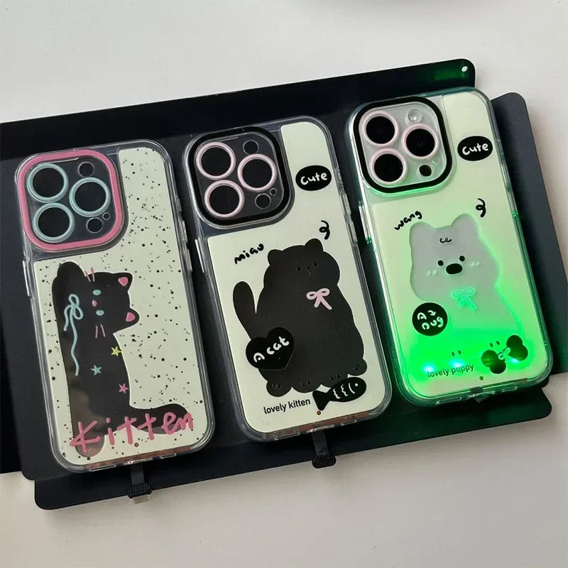 BowLift | Glowing Puppy Light-Up iPhone Case