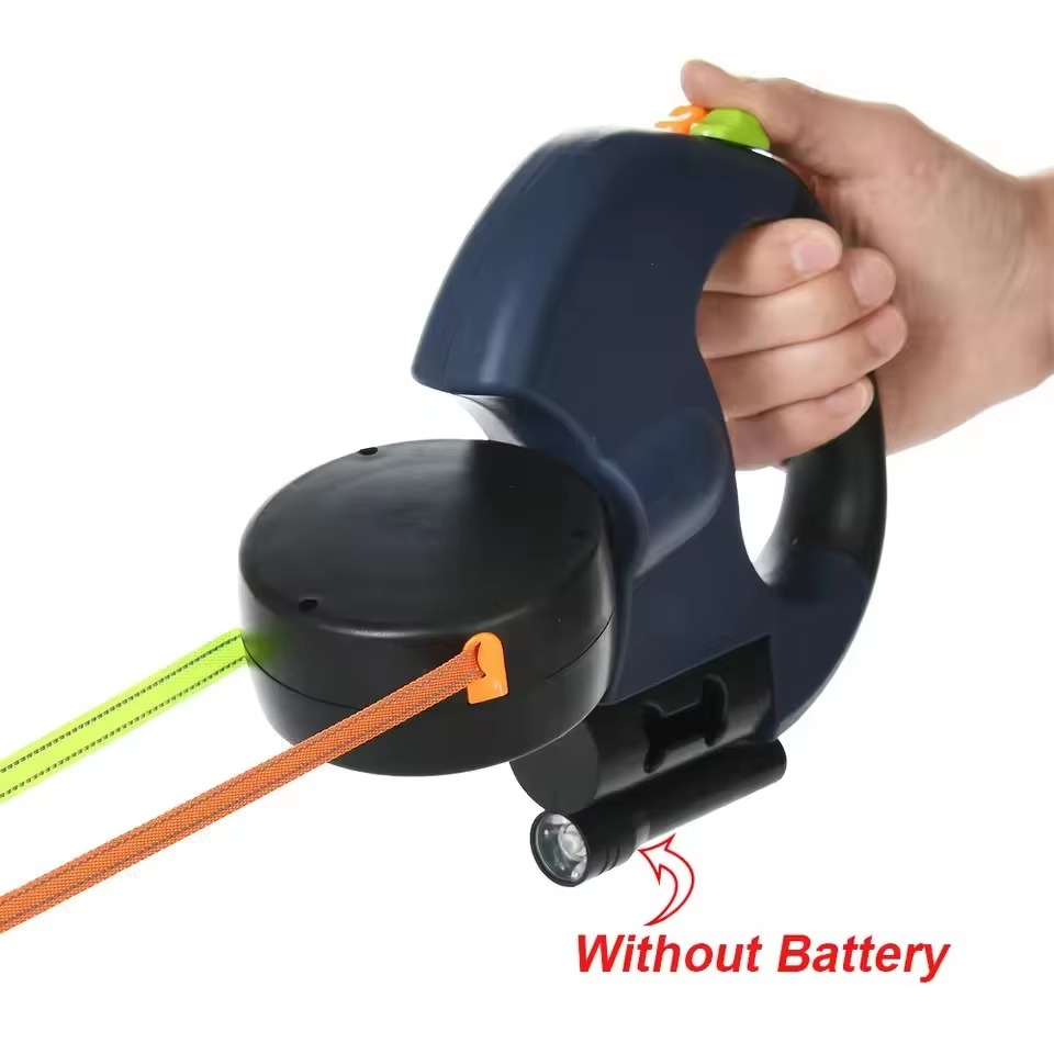 BowLift | Dual Dog Retractable Leash with Built-In Flashlight and Bag Dispenser