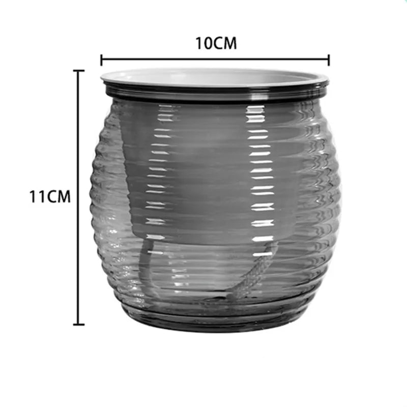 BowLift | Hydropura Flowerpot | Self-watering & Soil-free | Modern & Easy to Care | Set of 3