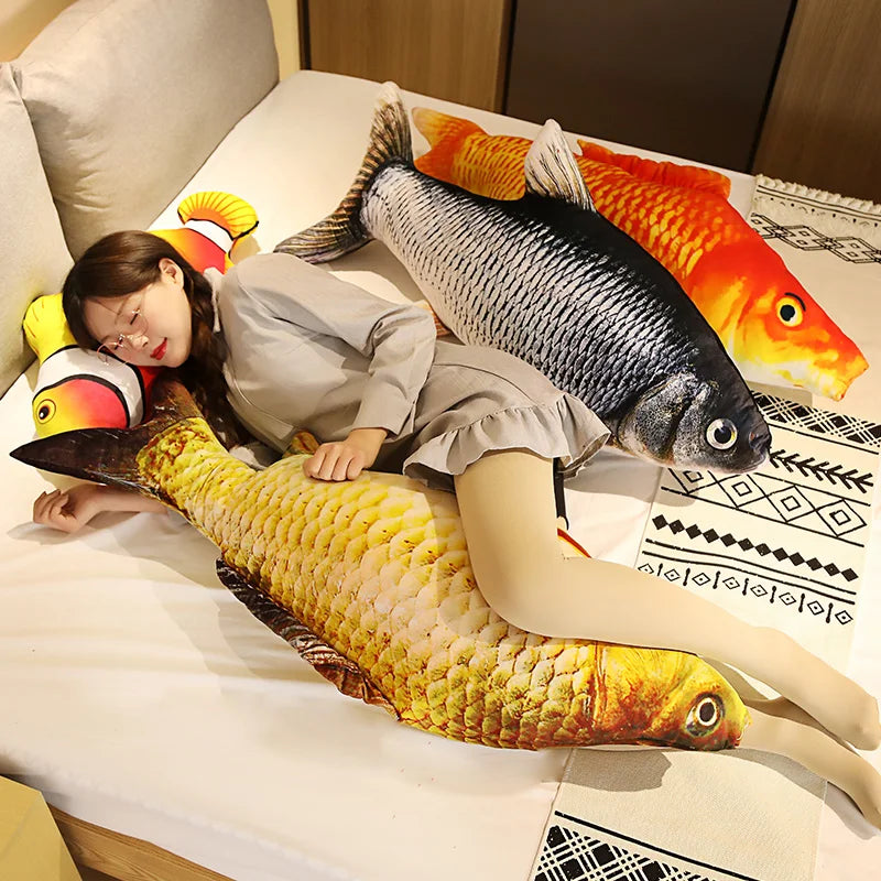 BowLift | Giant Fish Plush Realistic Pillow