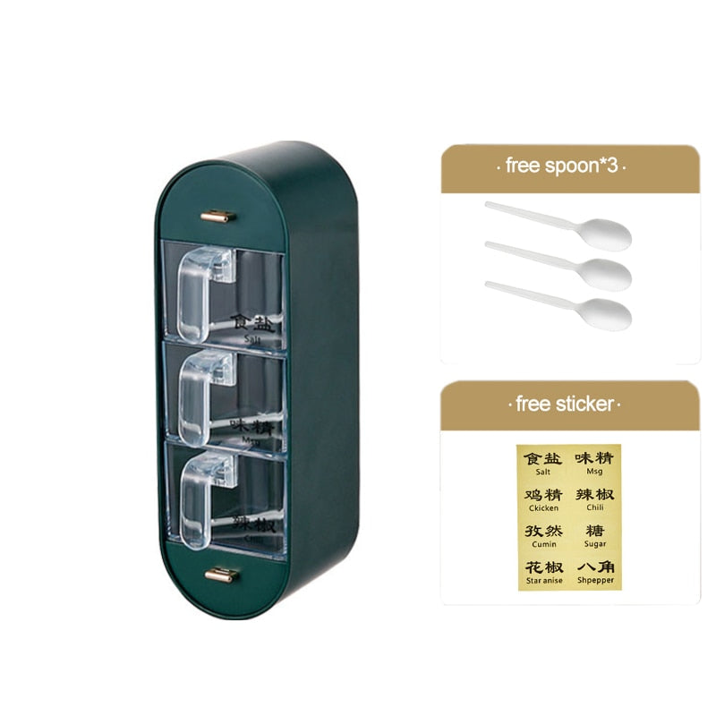 BowLift | Kitchen Organizer Wall-Mounted Seasoning Station